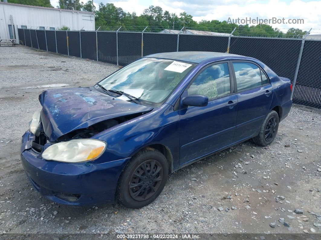 2004 Toyota Corolla Le Dark Blue vin: 2T1BR32E84C235640