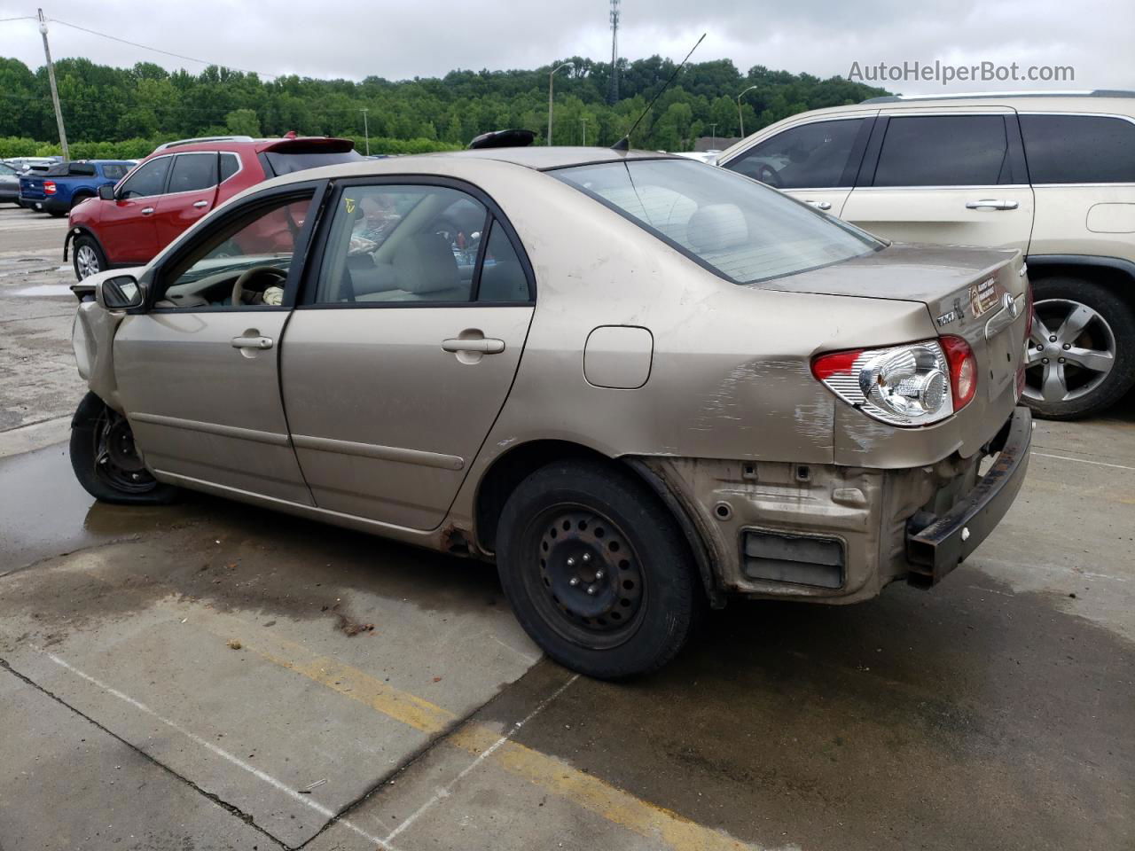 2004 Toyota Corolla Ce Beige vin: 2T1BR32E84C253880