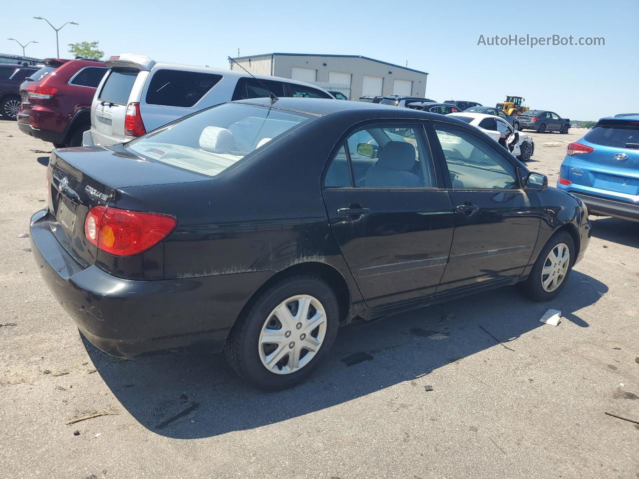 2004 Toyota Corolla Ce Black vin: 2T1BR32E84C289195