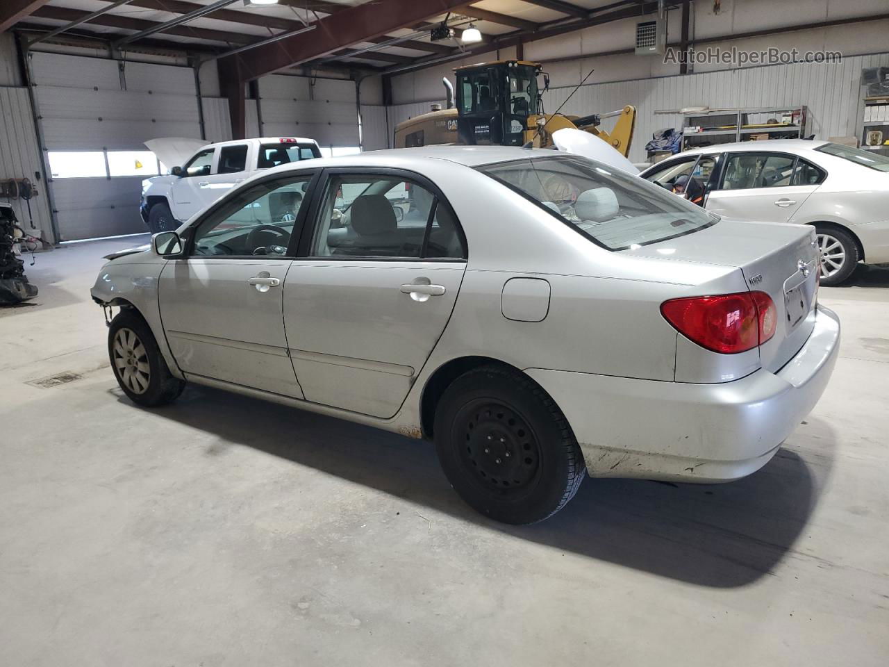 2004 Toyota Corolla Ce Silver vin: 2T1BR32E84C296180