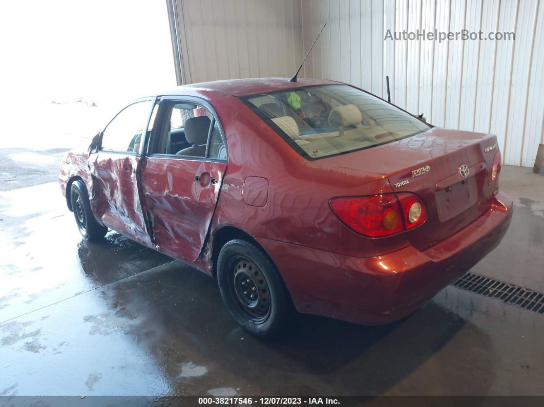 2004 Toyota Corolla Le Maroon vin: 2T1BR32E84C315729