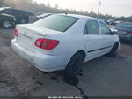 2005 Toyota Corolla Ce White vin: 2T1BR32E85C389847