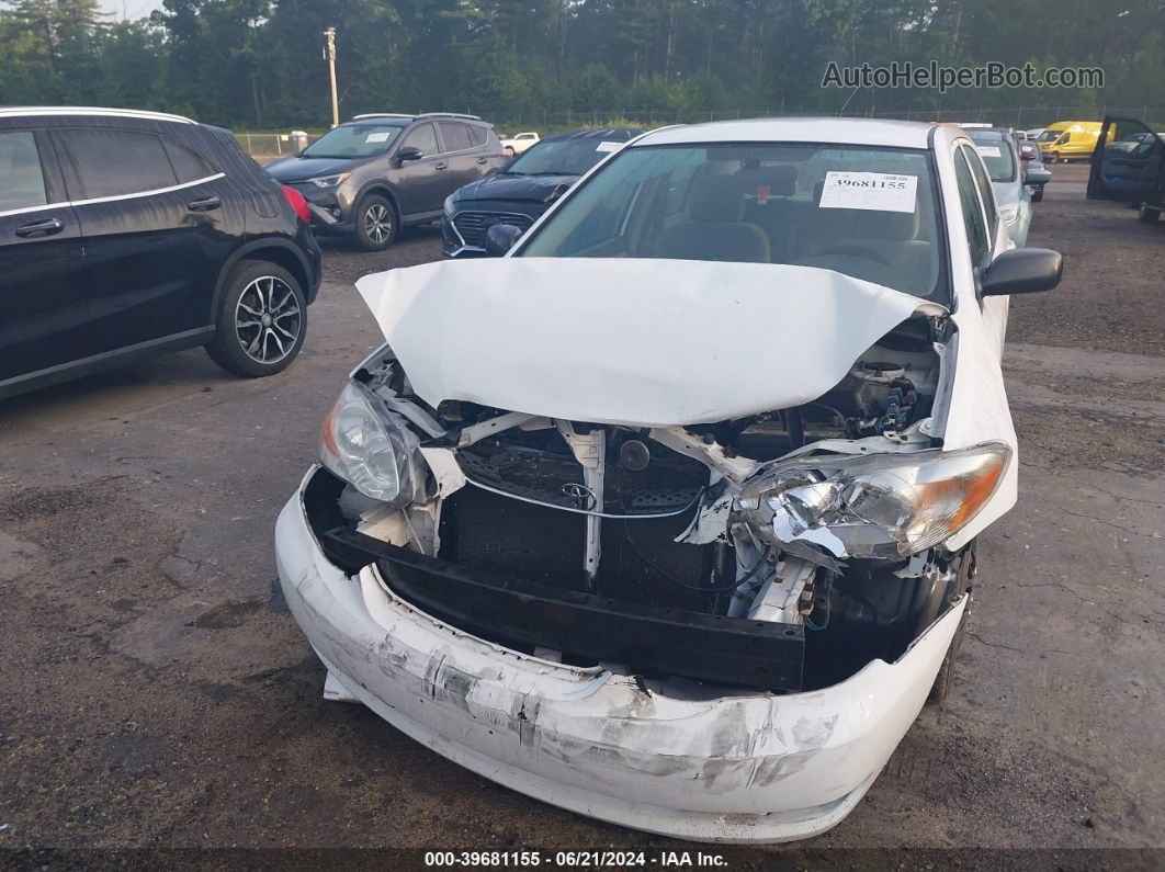 2005 Toyota Corolla Ce White vin: 2T1BR32E85C389847