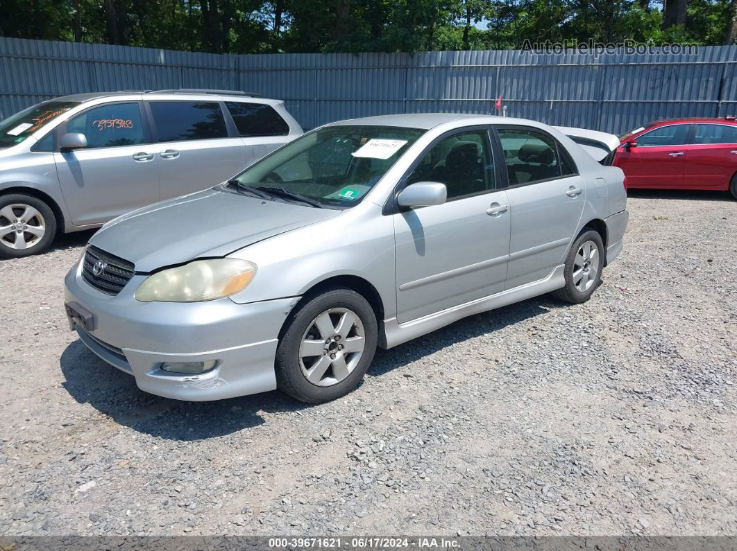 2005 Toyota Corolla S Silver vin: 2T1BR32E85C416416