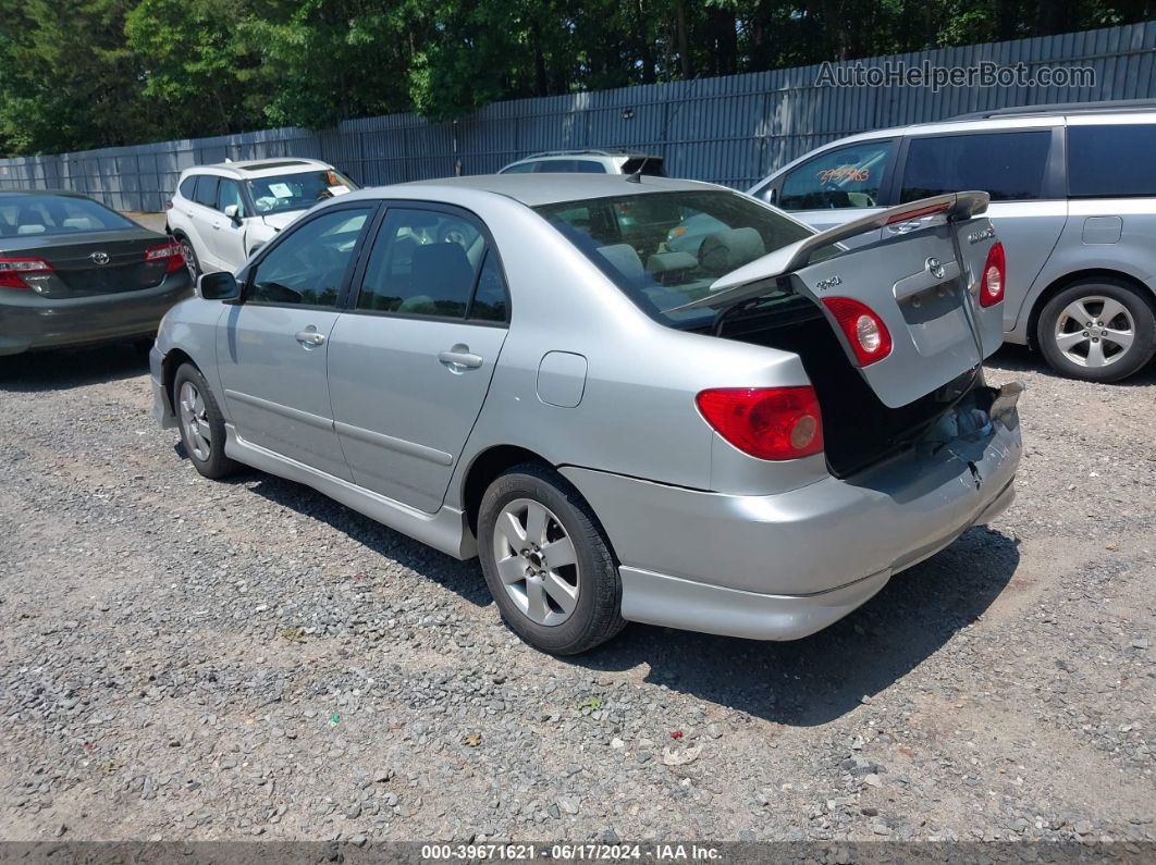 2005 Toyota Corolla S Silver vin: 2T1BR32E85C416416