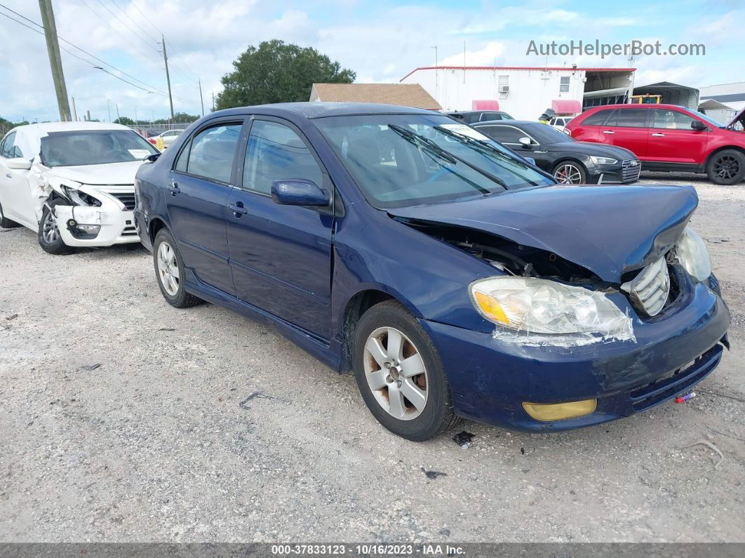 2003 Toyota Corolla S Синий vin: 2T1BR32E93C019844