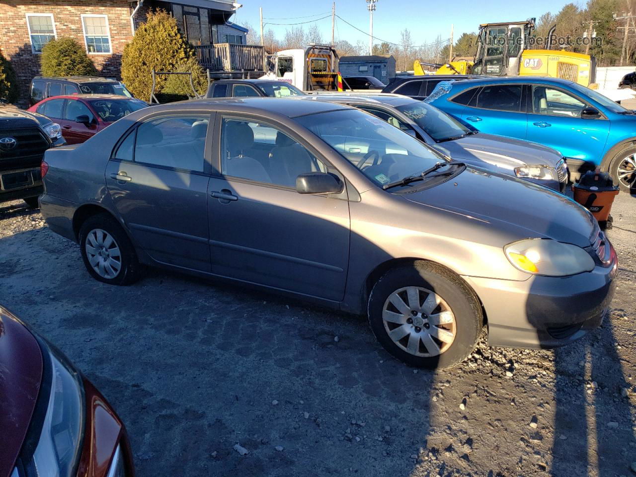 2003 Toyota Corolla Ce Gray vin: 2T1BR32E93C096133