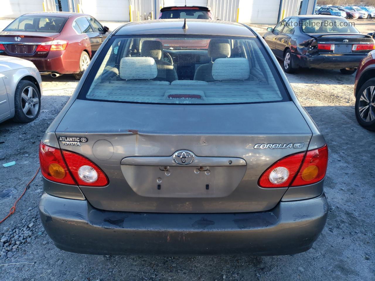 2003 Toyota Corolla Ce Серый vin: 2T1BR32E93C096133