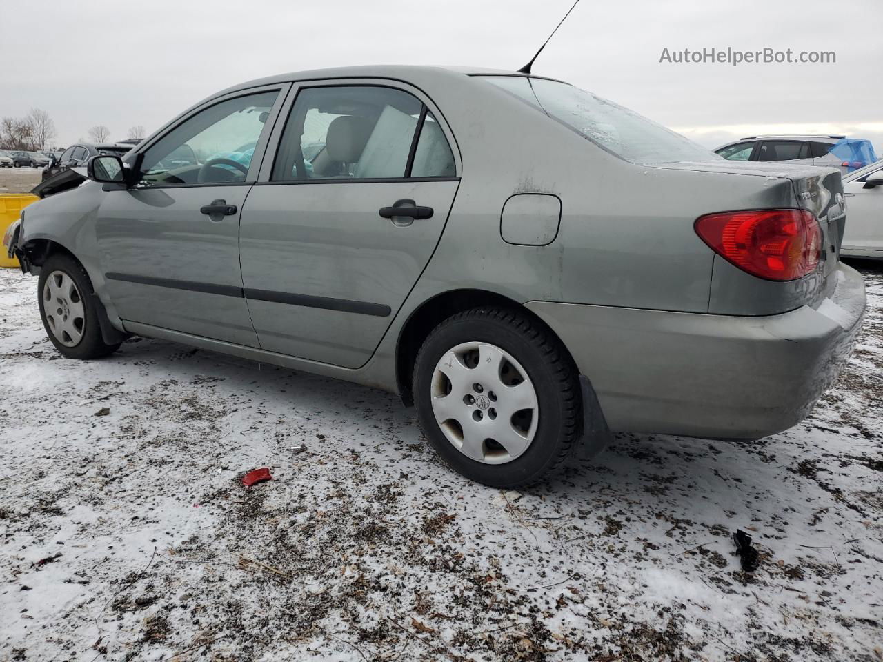 2003 Toyota Corolla Ce Gray vin: 2T1BR32E93C741749