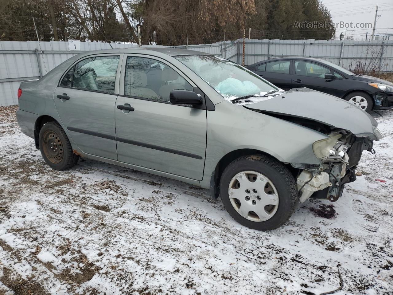 2003 Toyota Corolla Ce Gray vin: 2T1BR32E93C741749