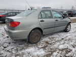 2003 Toyota Corolla Ce Gray vin: 2T1BR32E93C741749