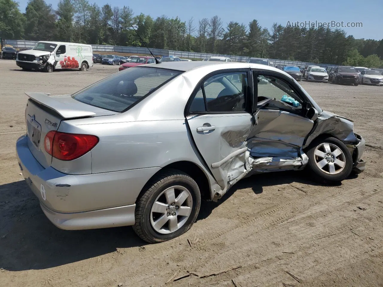 2004 Toyota Corolla Ce Серый vin: 2T1BR32E94C178459