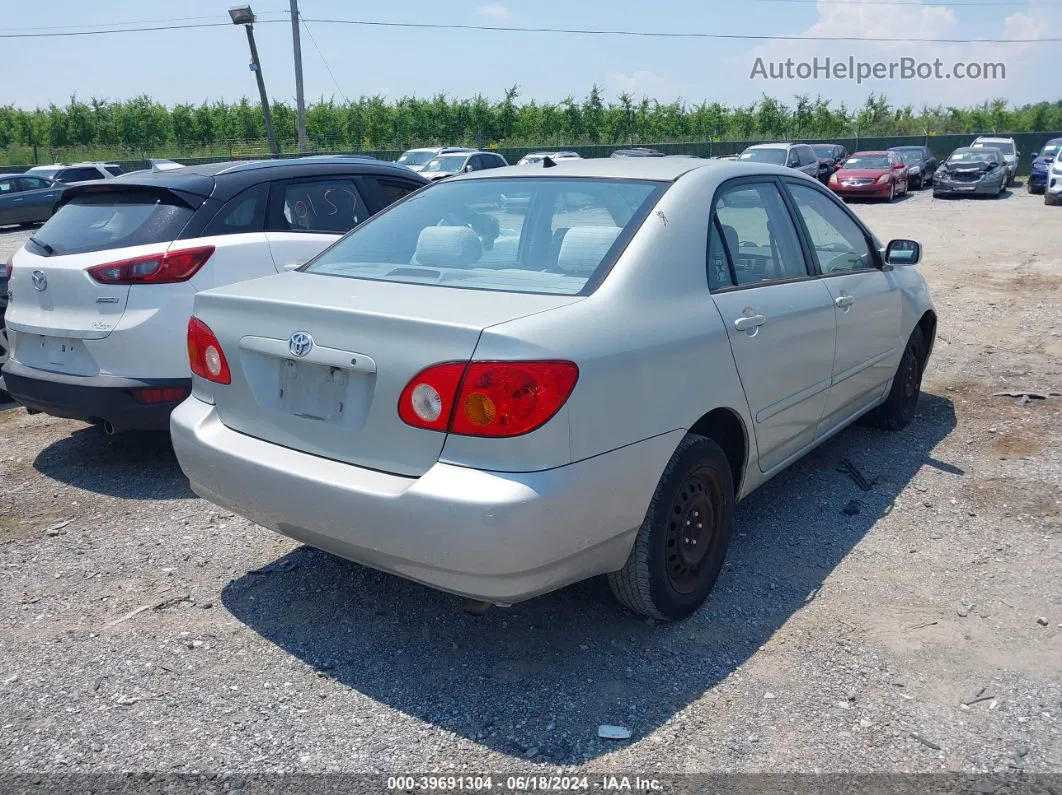 2004 Toyota Corolla Le Silver vin: 2T1BR32E94C196587