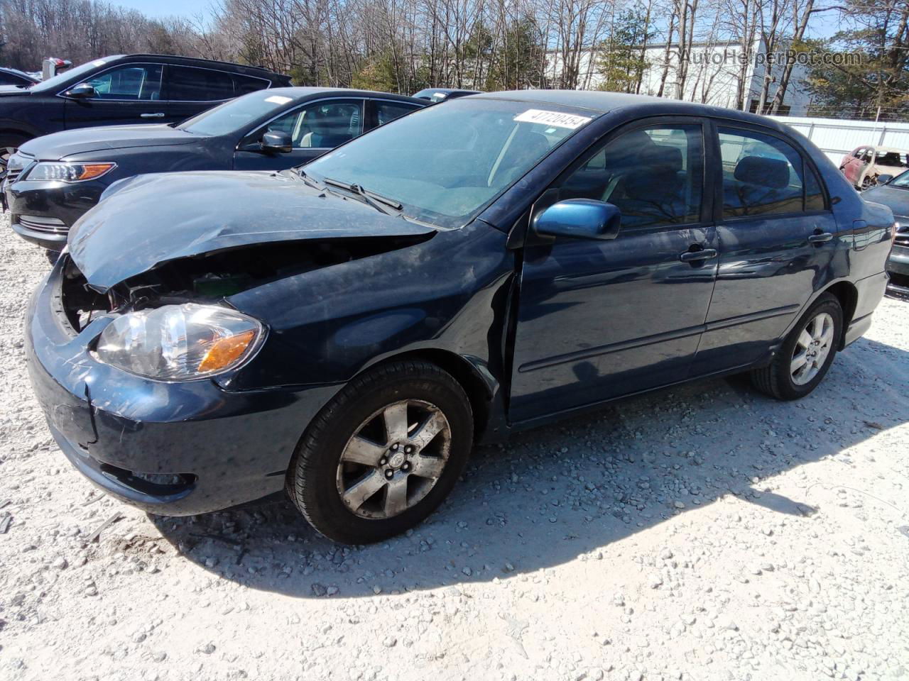 2004 Toyota Corolla Ce Blue vin: 2T1BR32E94C210665