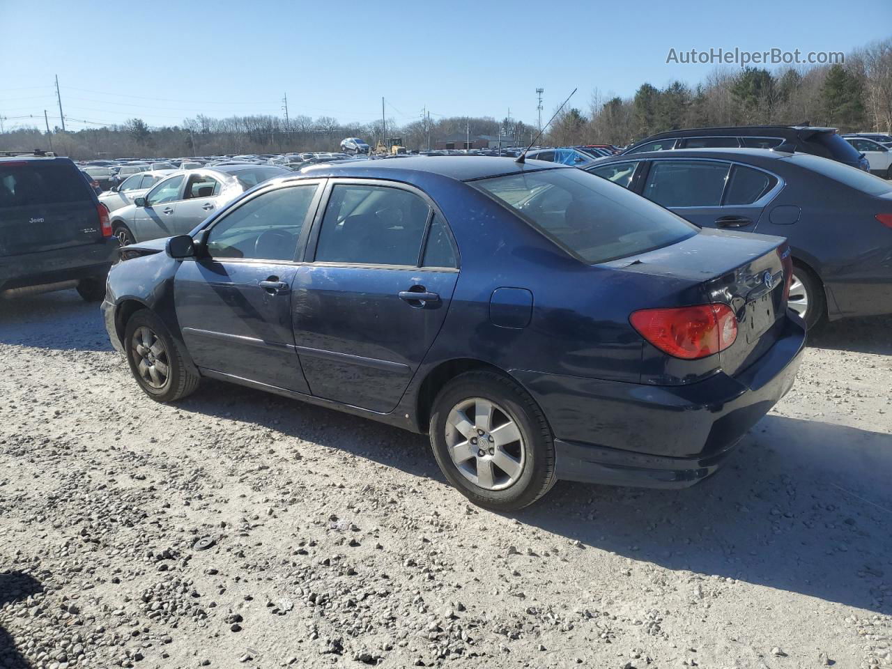 2004 Toyota Corolla Ce Blue vin: 2T1BR32E94C210665