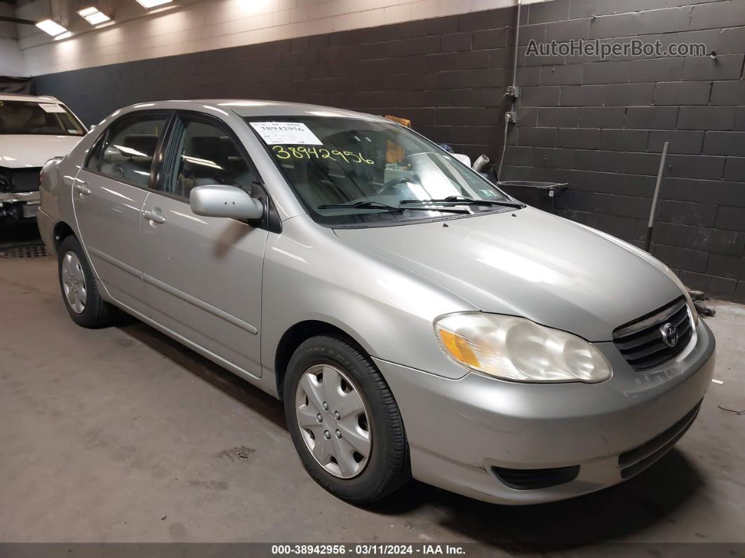 2004 Toyota Corolla Le Silver vin: 2T1BR32E94C256819