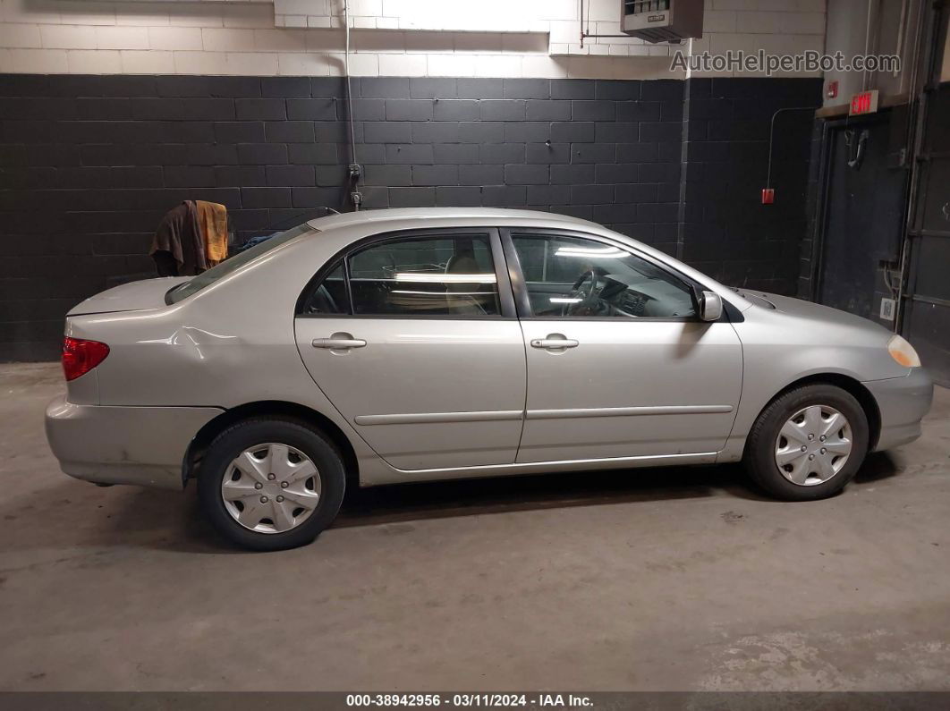 2004 Toyota Corolla Le Silver vin: 2T1BR32E94C256819