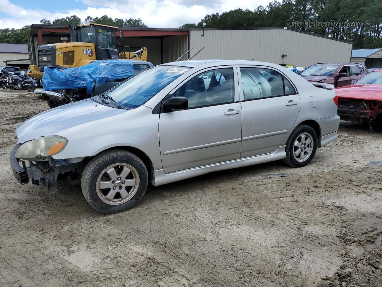 2004 Toyota Corolla Ce Silver vin: 2T1BR32E94C292574