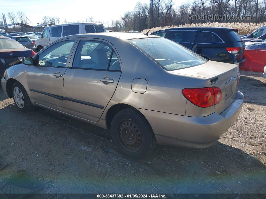 2004 Toyota Corolla Ce Золотой vin: 2T1BR32E94C299573