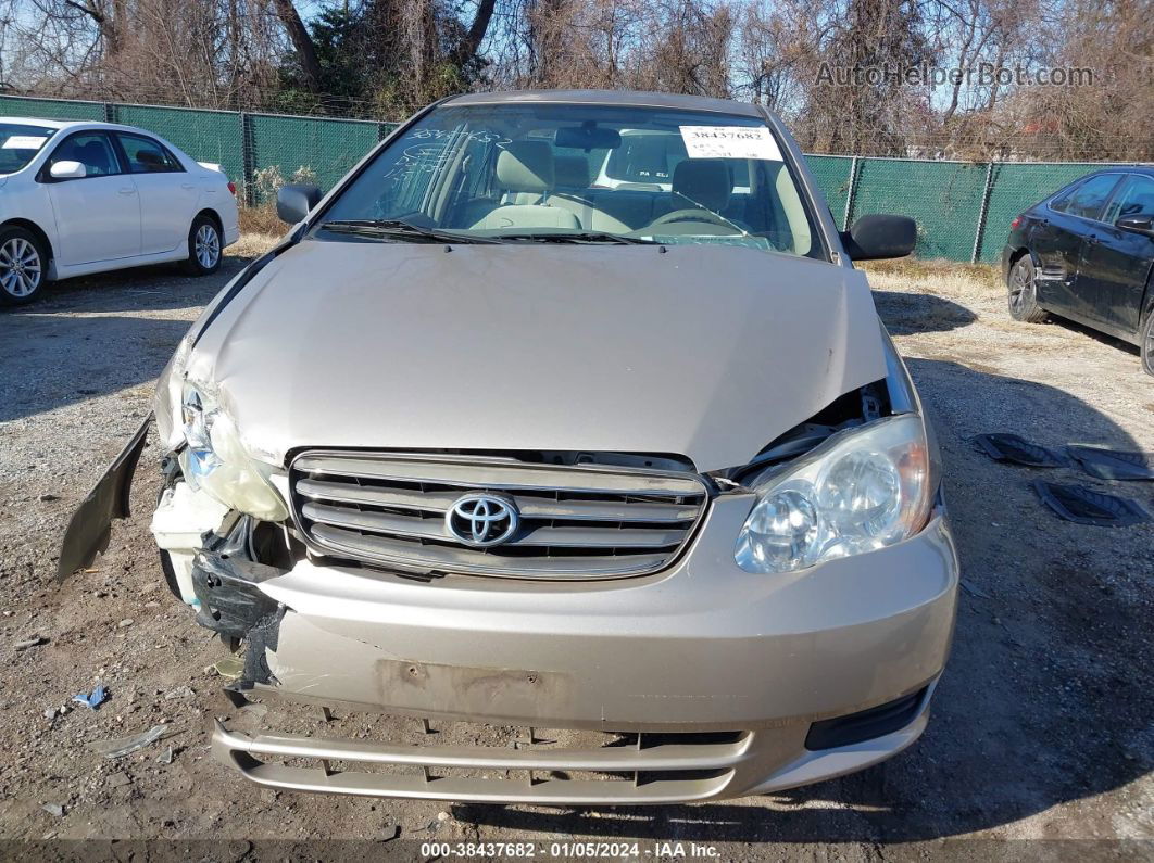 2004 Toyota Corolla Ce Золотой vin: 2T1BR32E94C299573