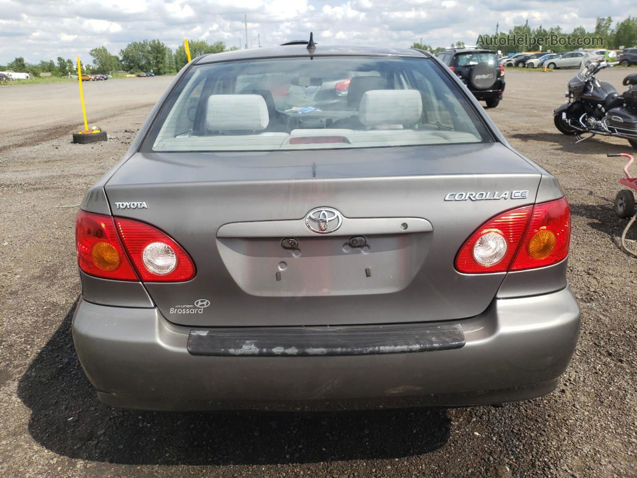 2004 Toyota Corolla Ce Beige vin: 2T1BR32E94C798227