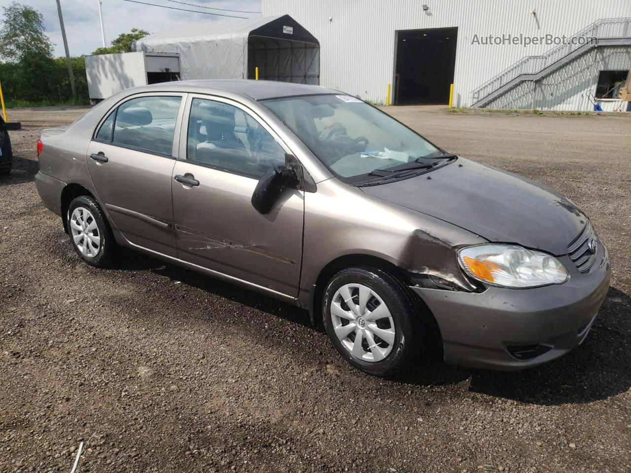 2004 Toyota Corolla Ce Beige vin: 2T1BR32E94C798227