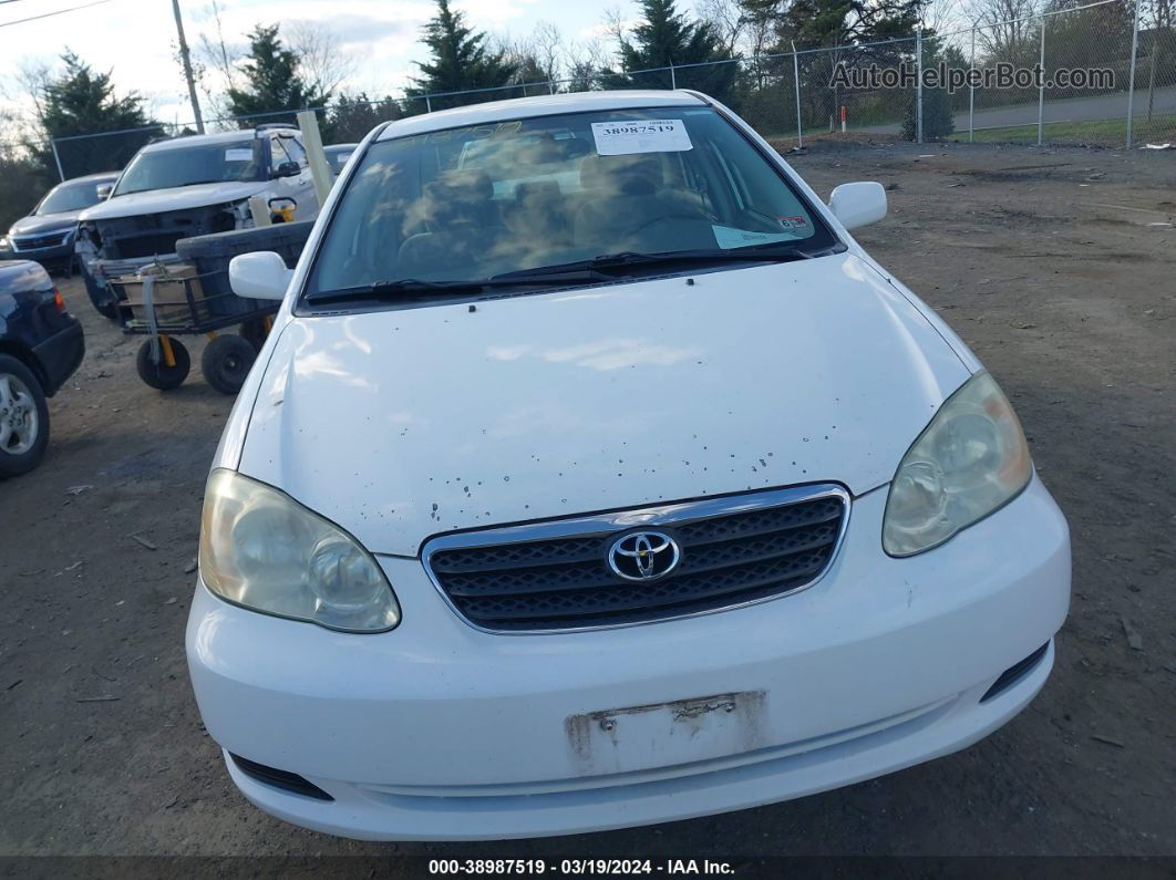 2005 Toyota Corolla Le White vin: 2T1BR32E95C382762