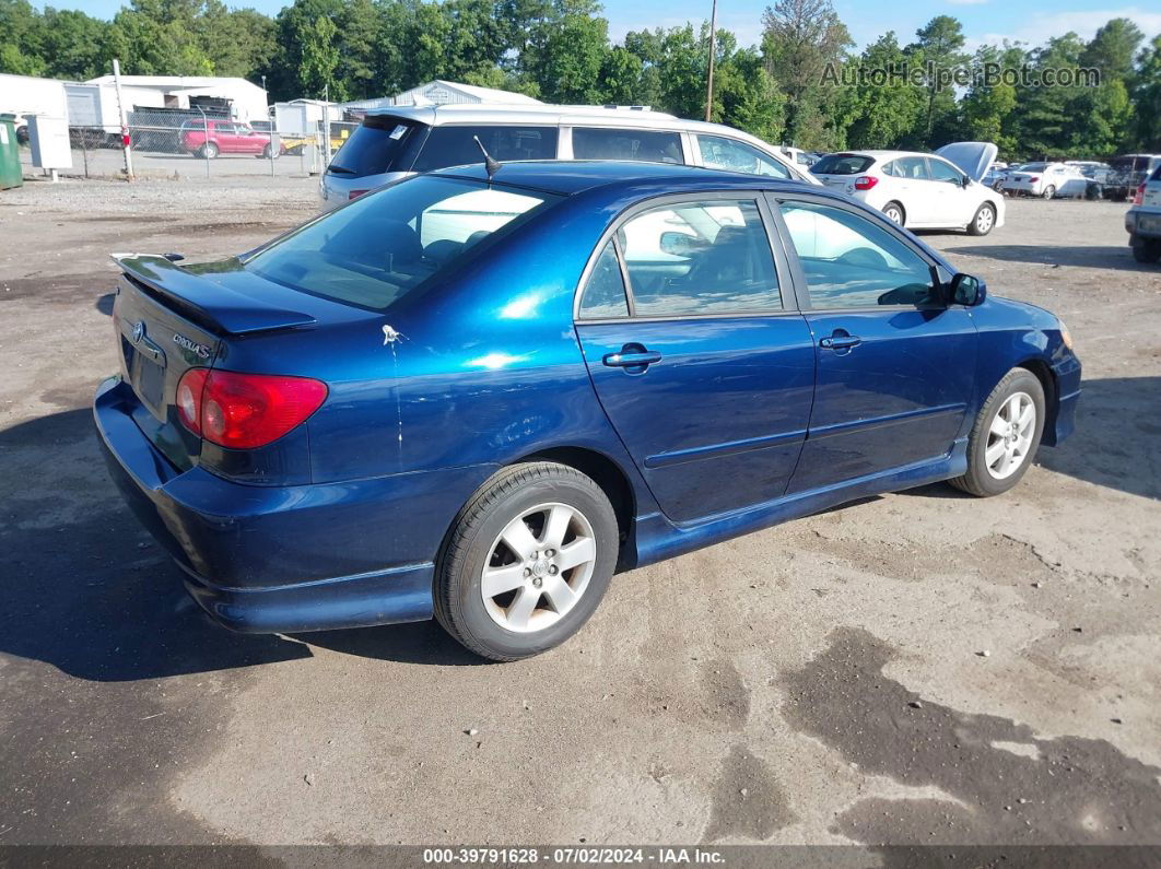 2005 Toyota Corolla S Dark Blue vin: 2T1BR32E95C554384