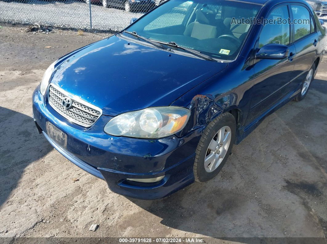 2005 Toyota Corolla S Dark Blue vin: 2T1BR32E95C554384