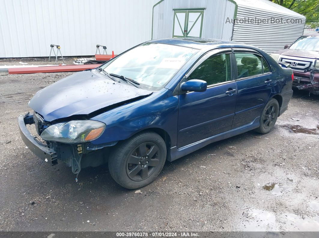 2008 Toyota Corolla S Blue vin: 2T1BR32E98C872123