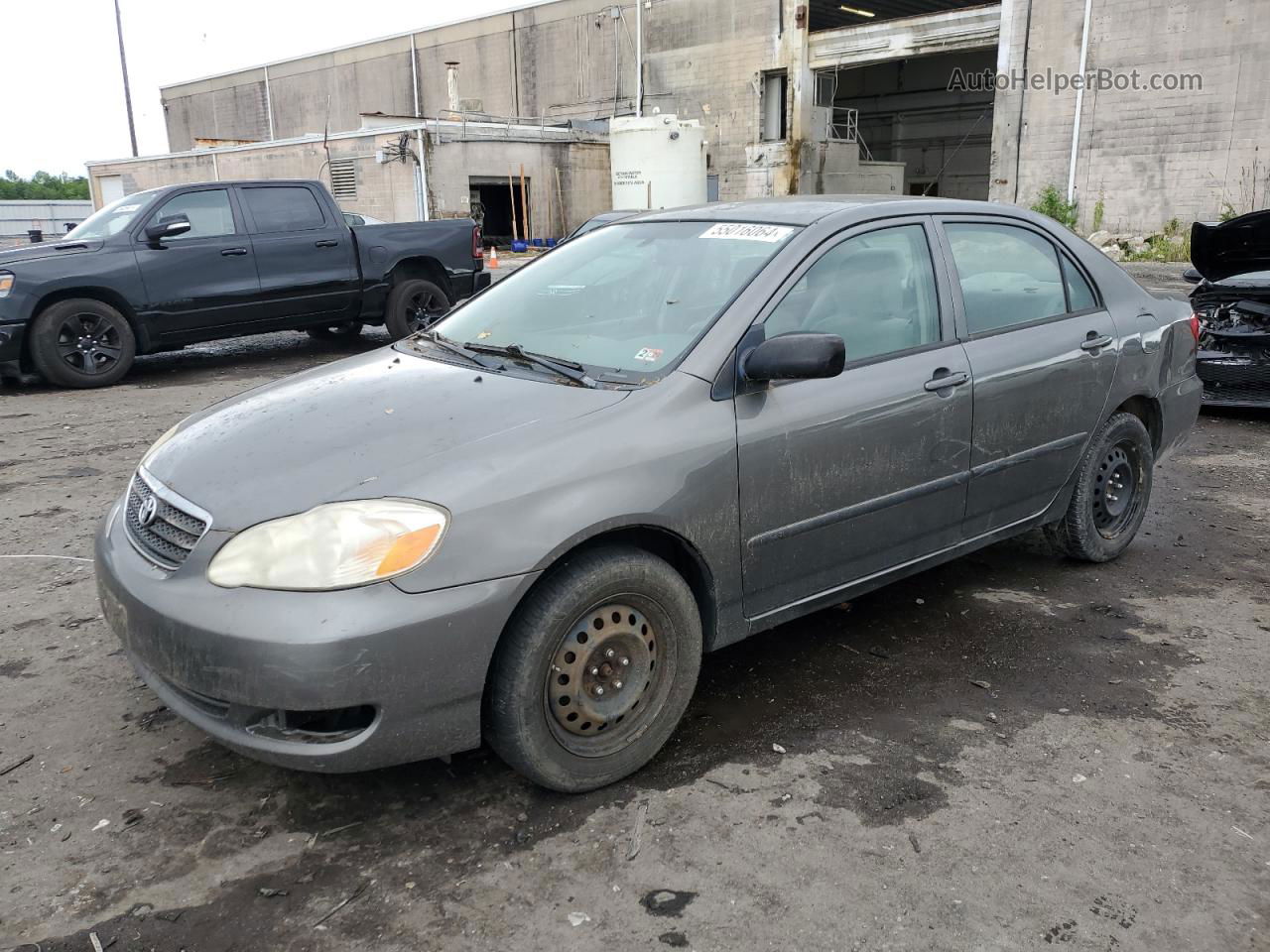 2008 Toyota Corolla Ce Gray vin: 2T1BR32E98C887303