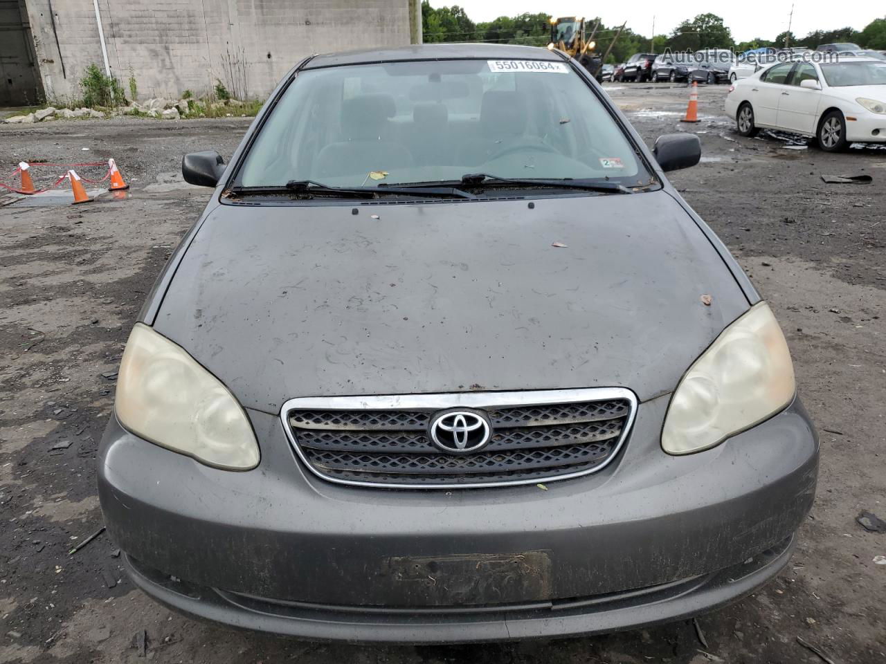 2008 Toyota Corolla Ce Gray vin: 2T1BR32E98C887303