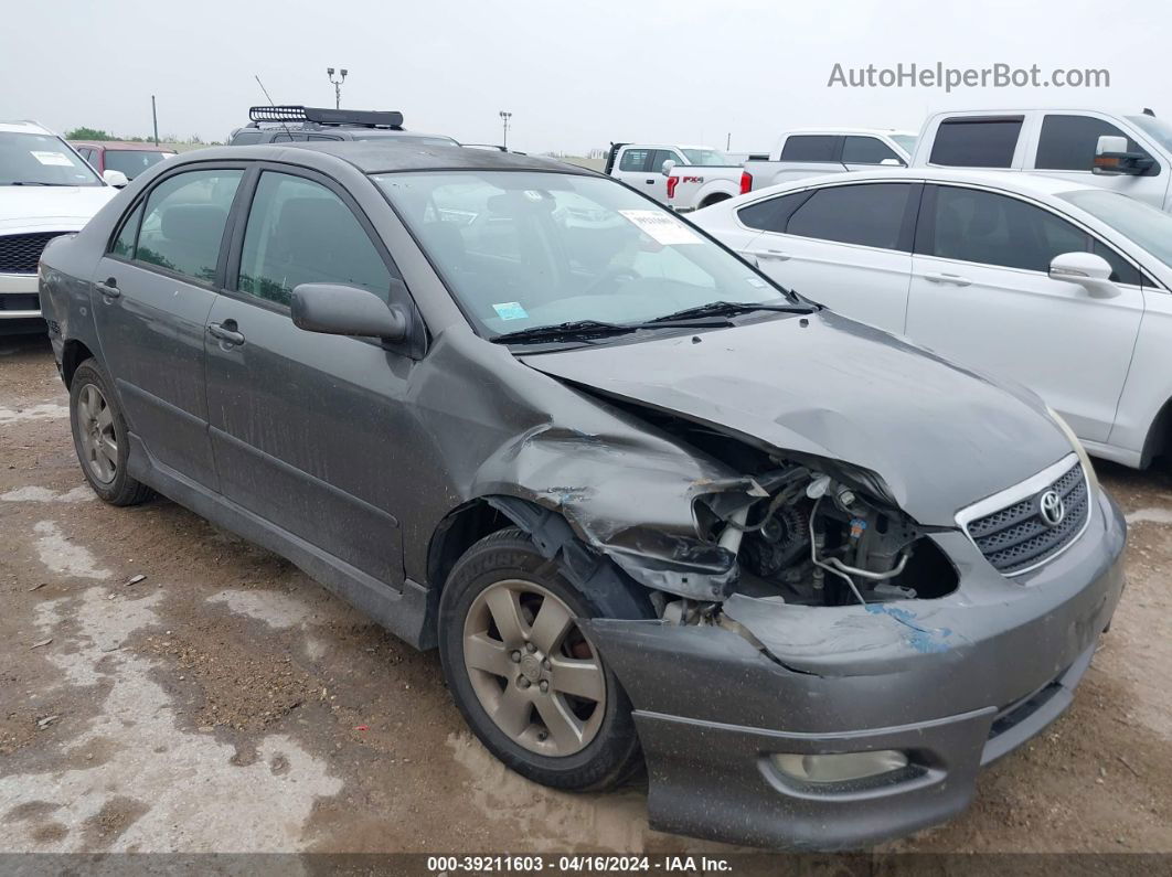 2008 Toyota Corolla S Серый vin: 2T1BR32E98C887849