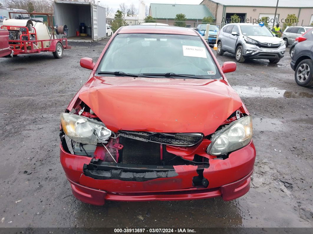 2008 Toyota Corolla S Burgundy vin: 2T1BR32E98C891335