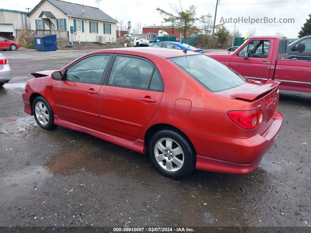 2008 Toyota Corolla S Бордовый vin: 2T1BR32E98C891335