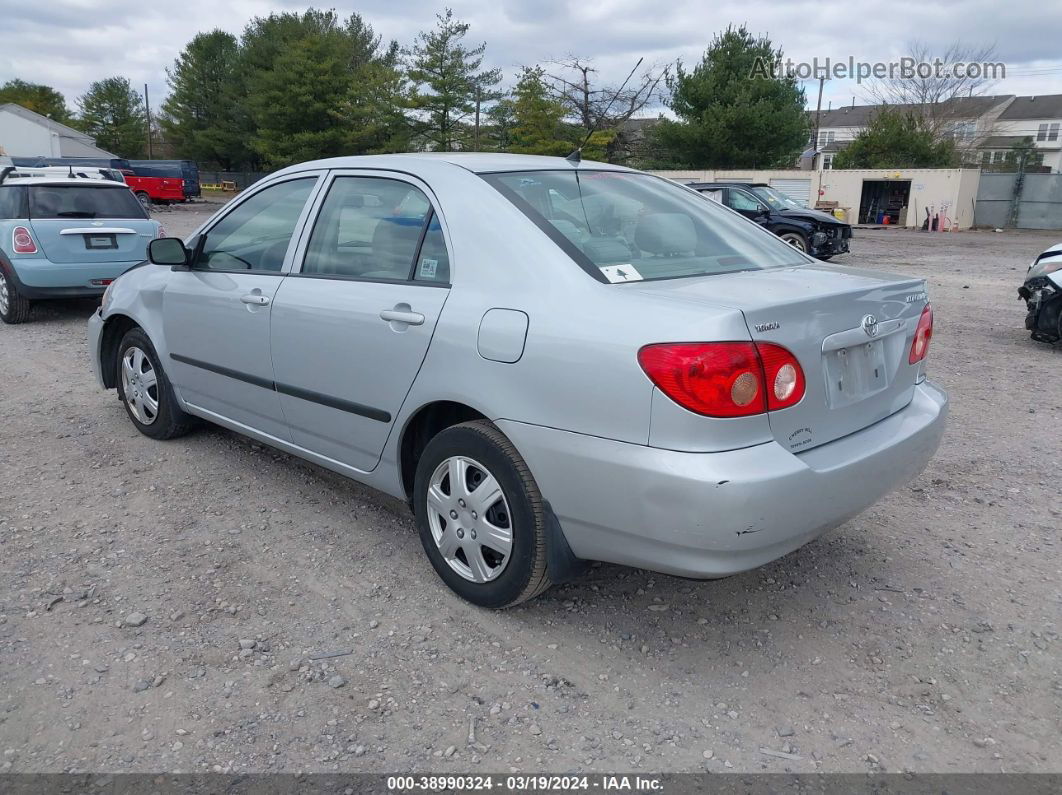 2008 Toyota Corolla Ce Silver vin: 2T1BR32E98C922227