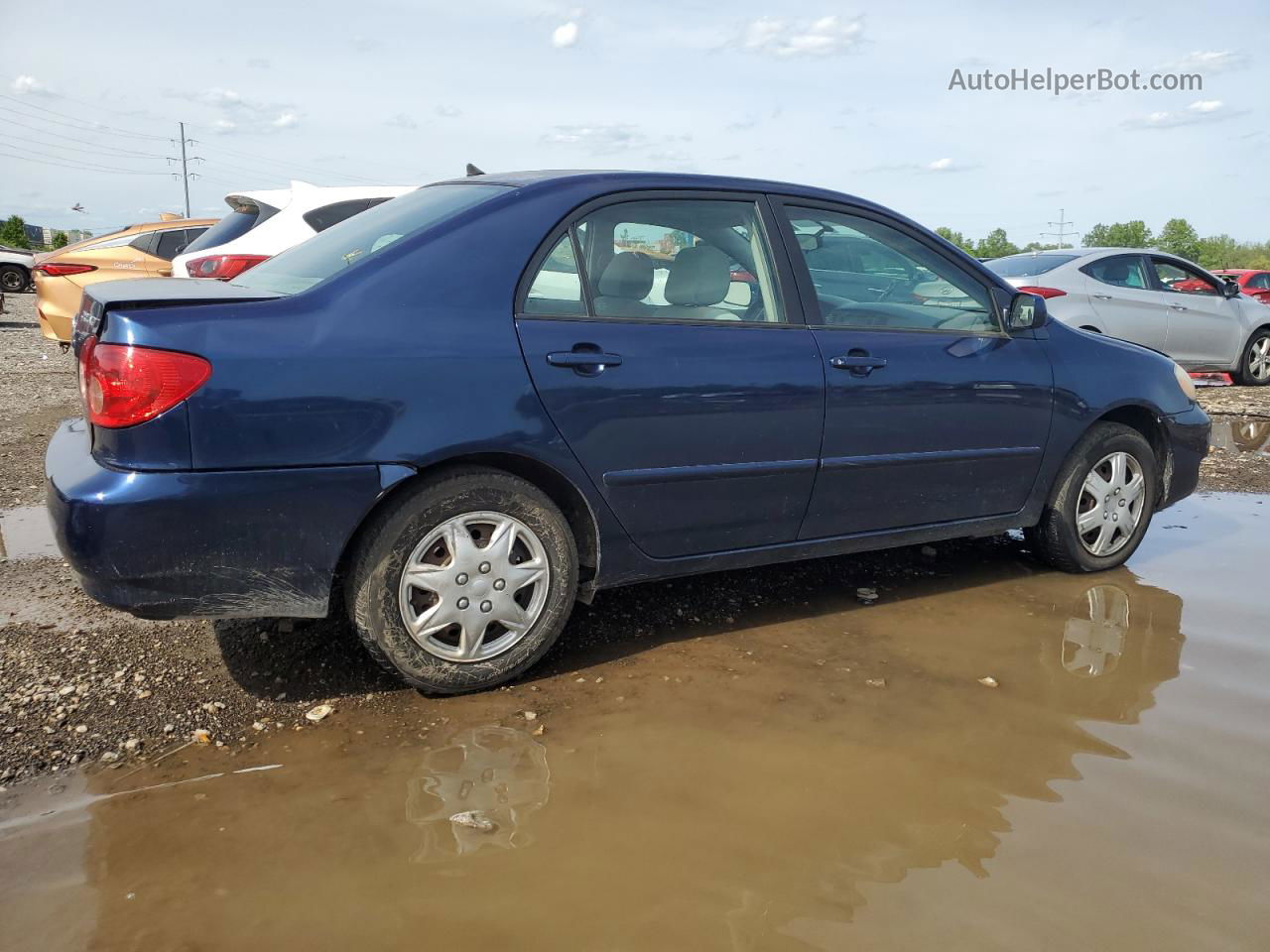 2008 Toyota Corolla Ce Синий vin: 2T1BR32E98C936886