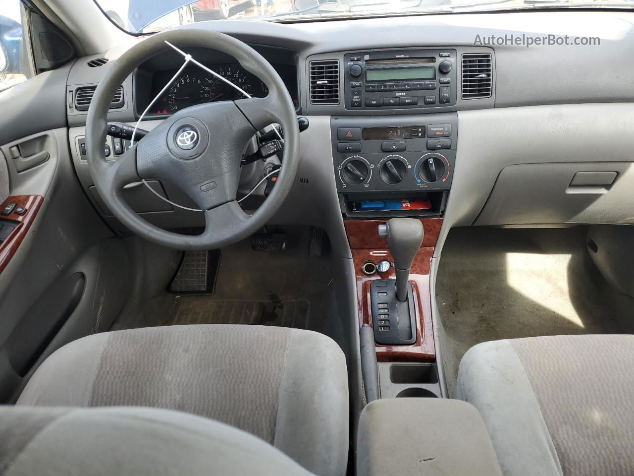 2008 Toyota Corolla Ce Синий vin: 2T1BR32E98C936886