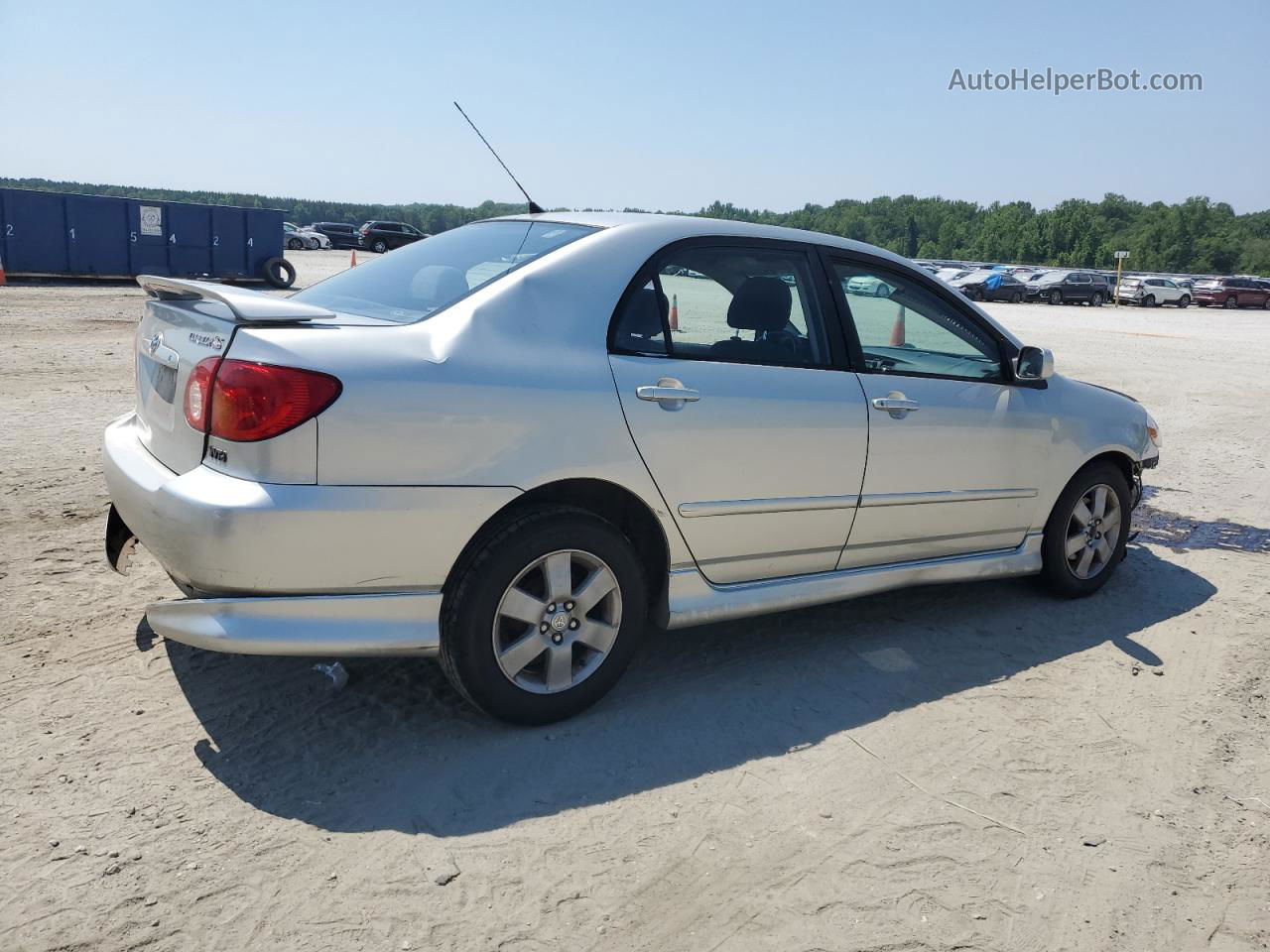 2003 Toyota Corolla Ce Silver vin: 2T1BR32EX3C074979