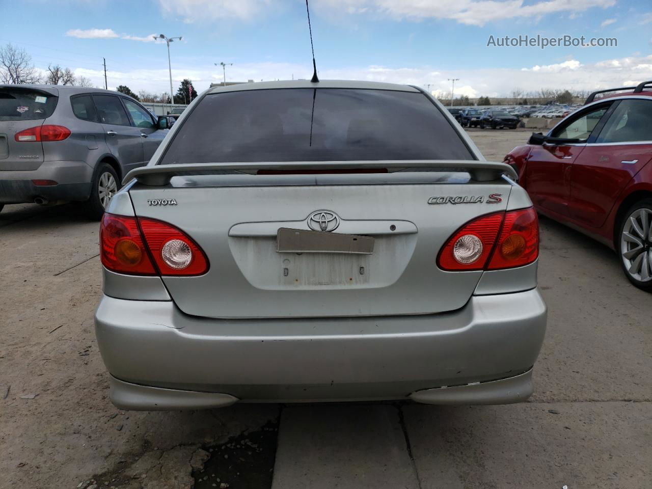 2003 Toyota Corolla Ce Silver vin: 2T1BR32EX3C125736