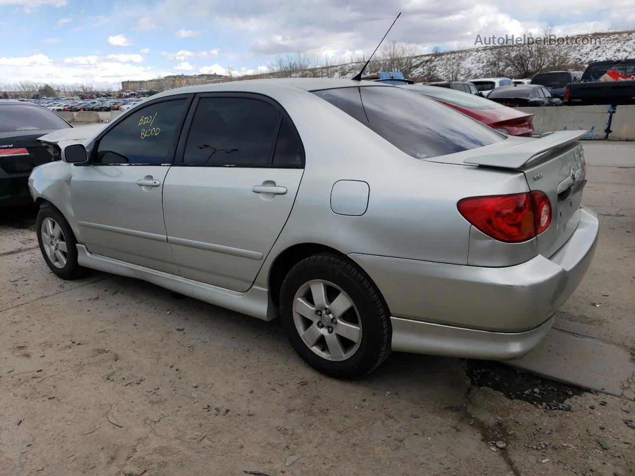 2003 Toyota Corolla Ce Silver vin: 2T1BR32EX3C125736