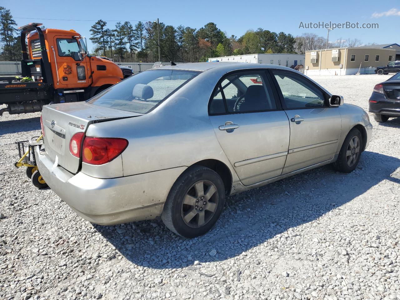 2003 Toyota Corolla Ce Silver vin: 2T1BR32EX3C773920