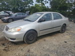 2004 Toyota Corolla Ce Silver vin: 2T1BR32EX4C239463