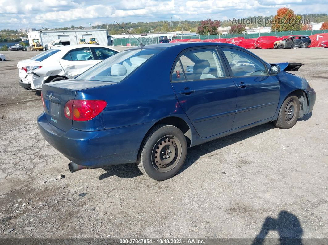 2004 Toyota Corolla Ce/s/le Blue vin: 2T1BR32EX4C246350