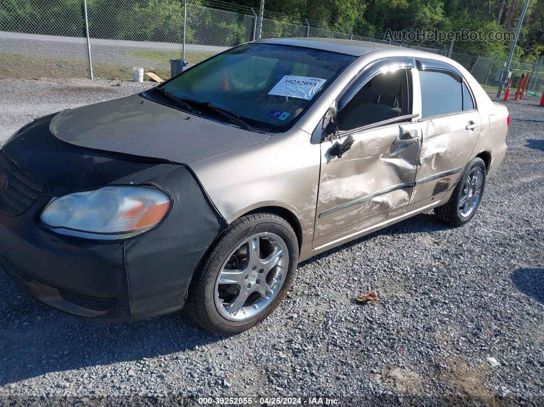 2004 Toyota Corolla Ce Gold vin: 2T1BR32EX4C249460