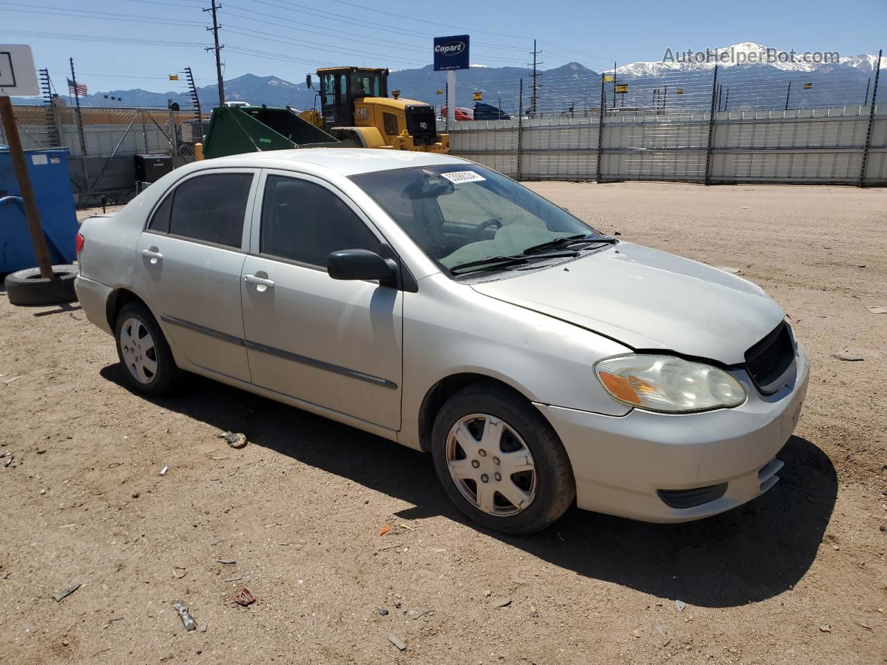 2004 Toyota Corolla Ce Silver vin: 2T1BR32EX4C299453