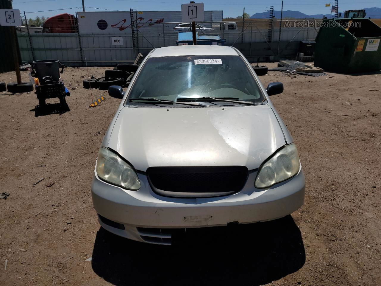 2004 Toyota Corolla Ce Silver vin: 2T1BR32EX4C299453