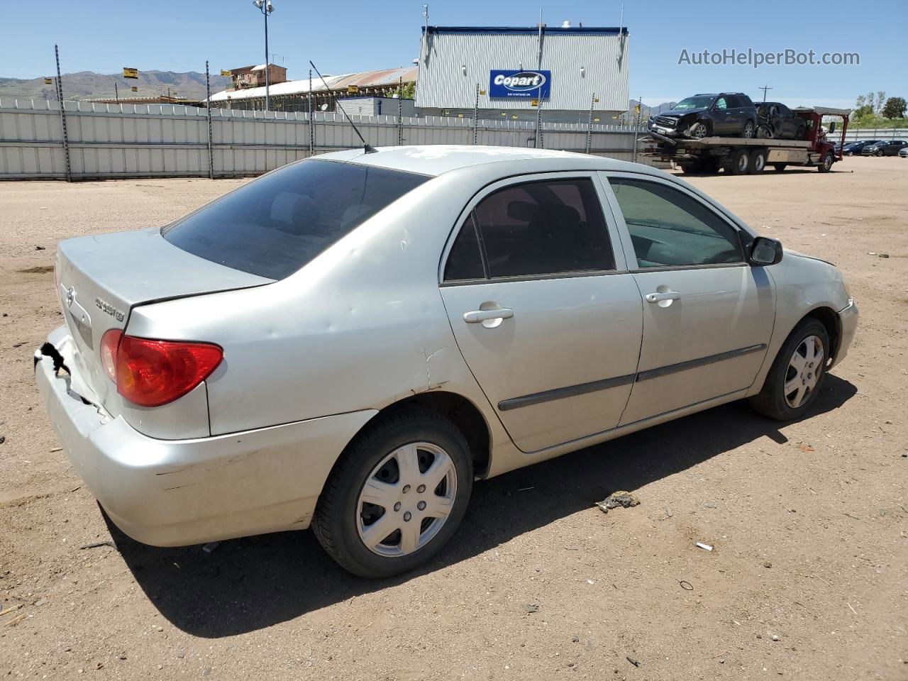 2004 Toyota Corolla Ce Silver vin: 2T1BR32EX4C299453