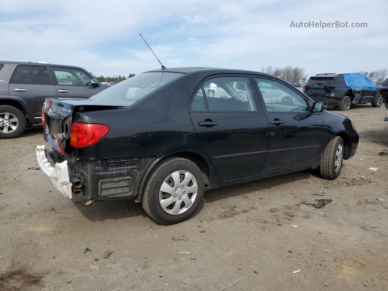 2004 Toyota Corolla Ce Черный vin: 2T1BR32EX4C300245