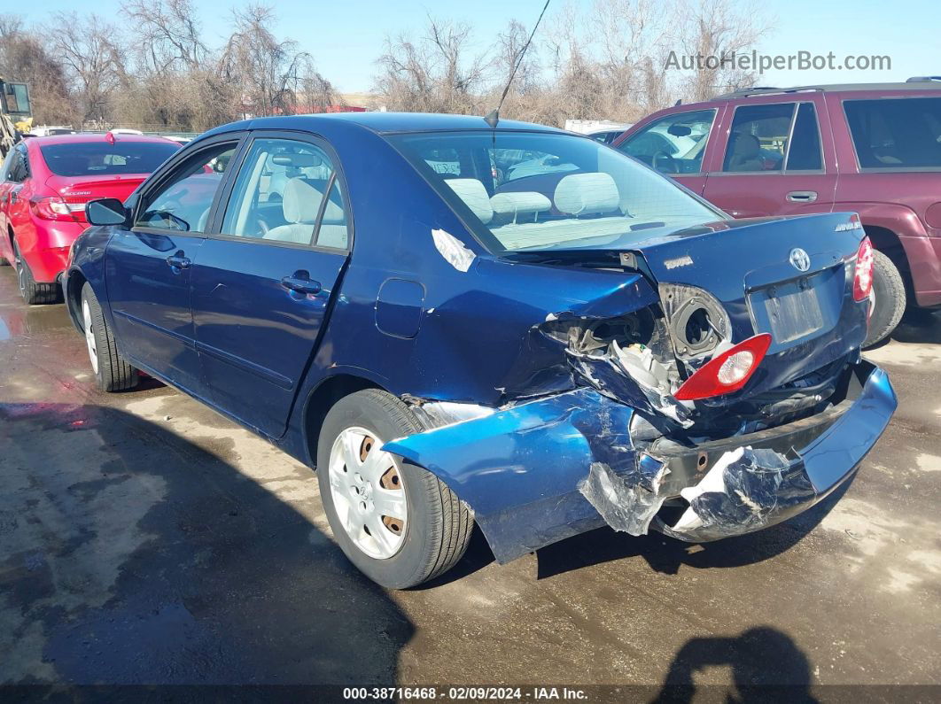 2005 Toyota Corolla Le Blue vin: 2T1BR32EX5C407894